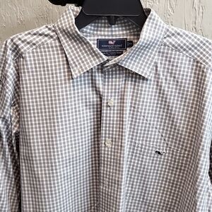 Vineyard Vines Gingham Slim Fit Tucker Shirt